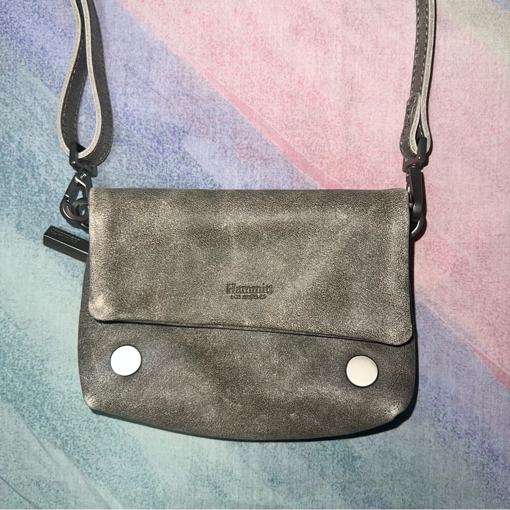 Hammitt Gray Crossbody Bag - see measurements